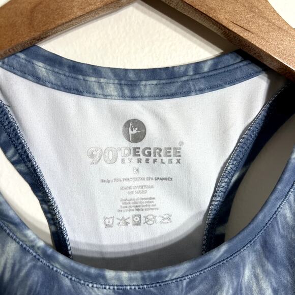 90 Degree Blue Workout Tank - Picture 2 of 3